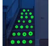 Day and Night Luminous Flower Stickers for Walls with Self Design, Suitable for Multiple Room Decoration Including Bedrooms, Bathrooms and Staircases