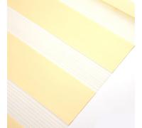 Day and Night Zebra Roller Blind for Home Office,Blackout Window Curtain Double Fabric Translucent Vision Curtain,Thermal Insulated Roller Blind (Yellow,1.4x1.8m)