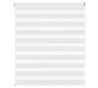 Day and Night Zebra Roller Blinds 30 x 90 cm Layer Fabric Windows Blinds Window Roller No Drilling Drilling Zebra Blind Dual Fit Home Office Bedroom Kids Room, White