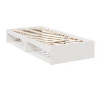 (white, 80 x 200 cm) vidaXL Day Bed with Mattress Bedroom Sofa Bed Couch Guest Bed Solid Wood Pine