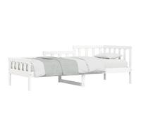 (white, 90 x 200 cm) vidaXL Day Bed Bedroom Sofa Bed Guest Bed Frame Daybed Couch Solid Wood Pine