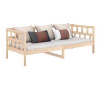 (brown, 90 x 200 cm) vidaXL Day Bed Guest Sofa Occasional Sofa Bed Daybed Couch Solid Wood Pine