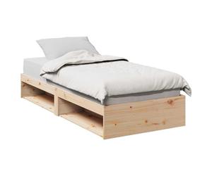 Day Bed without Mattress 80x200 cm Solid Wood Pine