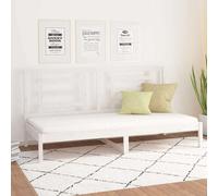 vidaXL Day Bed without Mattress White 90x200 cm Solid Wood Pine