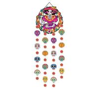 Day Dead Sugar Skull Hanging Decorations- Dia De Los Muertos Hanging Decorations Decor Halloween Dead For Day