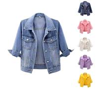 Day Deals 2024 Denim Jacket Women's Red Waistcoat Size 18