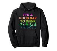 Day Drinker Drinking On A Boat Lake Waves Pullover Hoodie