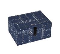 DAY ET Day Plaid Jewellery Box Blue 323549091104004 - Woman - Polyester Blue 25 x 12 x 18 cm