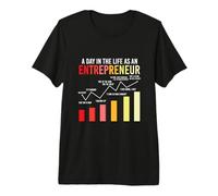 Day in The Life As Entrepreneur Self Employed Premium T-Shirt