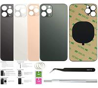Day-market 11 Pro Max Back Glass Replacement for iPhone 11pro Max Back Cover Glass (6.5 inches) with Pre-Installed Tape and Repair Tools (Midnight Green)