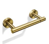 Day Moon™ Gold Toilet Roll Holder - Gold Toilet Paper Holder Wall Mount | Pivoting, Wall Mount, Heavy Duty, Sturdy, Rust Resistant, Easy Roll Changes, Space Saving, Secure Hold, Built to Last Durable