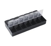 Day Night Medicine Organizer - Pill Organizer, Travel Container | Weekly Compartment Case for Prescription Tablets Sorting, Compact Storage Kit for Daily Routine, Small Pocket Scenario