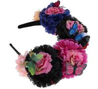 Day of Dead Flower Crown Headband Cloth Hair Accessory