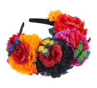 Day of Dead Hair Accessory Cloth Headband Flower Crown