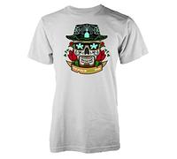 Day of The Breaking Dead Breaking Bad Skull Adult White Yellow Black Red Mens Women T Shirt 100% Cotton White(Small)