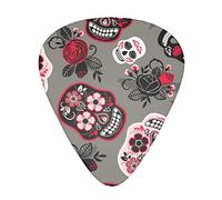 Day of The Dead 12-Pack Guitar Picks, Includes Thin, Medium & Heavy Gauges 3 Sizes for Guitar Electric Acoustic Picks