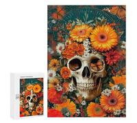 Day of The Dead Artwork-1 Puzzle 1000 Teile Schwer Puzzle Spielzeug Lernspiel Impossible Herausforderungsspielzeug Für Erwachsene Kinder 300 PCS