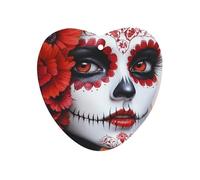 Day of The Dead Beauty Automotive Air Fresheners Mirror Aromatherapy Tablets Ornament Car Fragrance Scented Cards Love form
