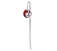 Day of The Dead Beauty Cute Metal Bookmark Elegant Reading Marker Gift for Teachers Elders