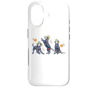 Day of the Dead Colorful Skeleton Dogs Mexican Halloween Case for iPhone 17