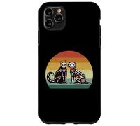 Day Of The Dead Dia De Los Muertos Sugar Skull Cat and Dog Case for iPhone 11 Pro Max