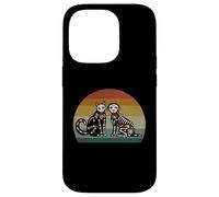 Day Of The Dead Dia De Los Muertos Sugar Skull Cat and Dog Case for iPhone 14 Pro