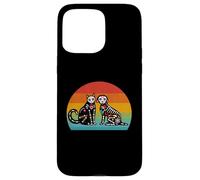Day Of The Dead Dia De Los Muertos Sugar Skull Cat and Dog Case for iPhone 15 Pro Max