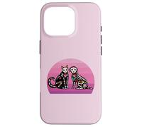 Day Of The Dead Dia De Los Muertos Sugar Skull Cat and Dog Case for iPhone 16 Pro