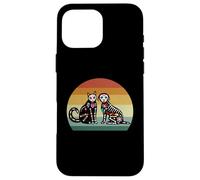 Day Of The Dead Dia De Los Muertos Sugar Skull Cat and Dog Case for iPhone 16 Pro Max