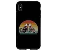 Day Of The Dead Dia De Los Muertos Sugar Skull Cat and Dog Case for iPhone XS Max