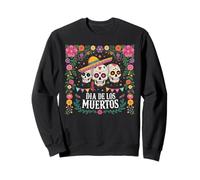 Day of The Dead Dia De Los Muertos Sugar Skull Halloween Sweatshirt