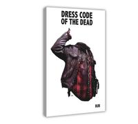 Day of The Dead Dress Code Canvas Poster Bedroom Decor Landscape Office Room Decor Gift 20x30inch(50x75cm)