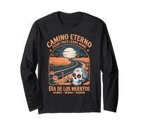 Day of The Dead Eternal Road - Spiritual Road Sugar Skull Long Sleeve T-Shirt