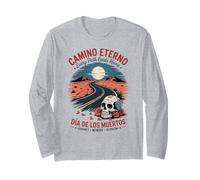 Day of The Dead Eternal Road - Sugar Skull Memorial Journey Long Sleeve T-Shirt