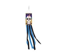 Day of the Dead Garden Windsock Decoration with Top Cords, B