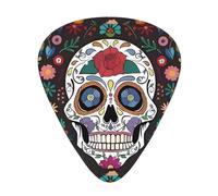 Day Of The Dead Guitar Plectrums 12 Pieces For Ukulele Bass Instrument Accessories