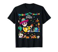 Day of The Dead Kids t Shirts Dia de Los Muertos Sugar Skull T-Shirt