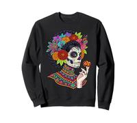 Day of The Dead La Catrina Dia de los Muertos Sugar Skull Sweatshirt
