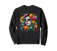 Day of the Dead La Catrina Sugar Skull Women De Los Muertos Sweatshirt
