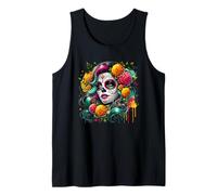 Day of the Dead La Catrina Sugar Skull Women De Los Muertos Tank Top