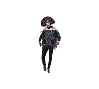 Skeleton Costume Mens Halloween Skeletons Outfit Fancy Dress Day Of the Dead