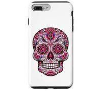 DAY OF THE DEAD MEXICAN DAY PINK SUGAR SKULL LOS MUERTOS Case for iPhone 7 Plus/8 Plus
