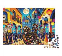 Day of The Dead Parade Jigsaw Puzzles for Adults Interesting Puzzles 1000 Jigsaws Impossible Puzzle Home Decoration Gifts 38x26cm/1000pcs