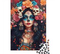 Day of The Dead Puzzle Customizable Pictures 100% Recycled Cardboard Jigsaw Puzzle for Adults Teen Unique 1000pcs (75x50cm)
