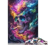 Day of The Dead Puzzle for Adults And Teenagers 500 Pieces Wooden Puzzles for Teenagers Gifts Brain Teaser Game 500pcs (52x38cm)