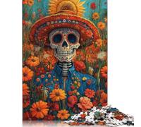 Day of The Dead Puzzle for Teenagers 500 Pieces Puzzle Brain Teaser Puzzles For Adults 500pcs (52x38cm)