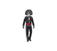 Smiffys Skeleton Costume Seor Day of the Dead, with Jacket, Pants and Fake Shirt