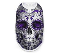 Day Of The Dead Skull Dog Shirt Coats Pullover Cat Clothing Pet Costume Vest for Small Medium Dogs