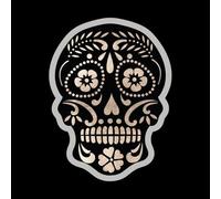 Day Of The Dead Skull Men's T-Shirt - Black - M - Black
