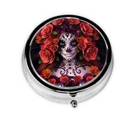 Day of The Dead Sugar Roses Skull